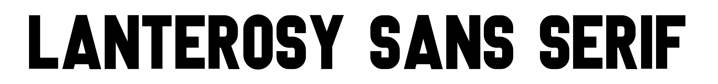 Lanterosy Sans Serif